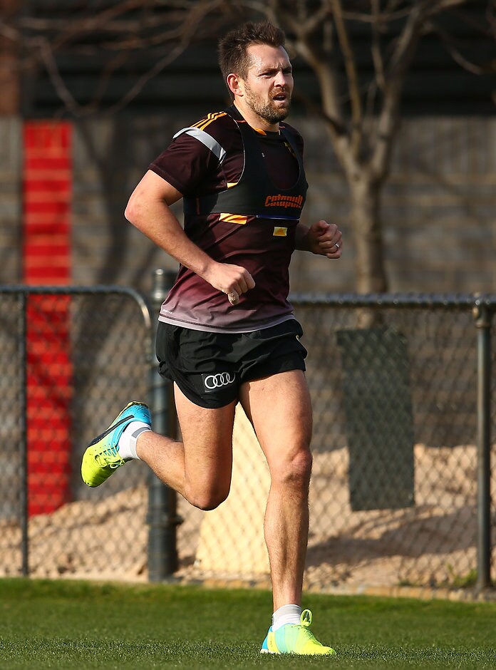 If the glove fits Hawks skipper to wear protective hand gear